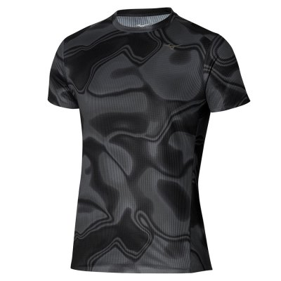 Camisa Mizuno Premium AERO Tee Hombre Negros - Chile M307NGPHFE